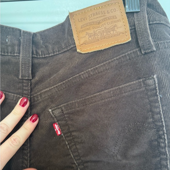 Levi's Brown Straight Leg Jeans - Picture 7 of 9